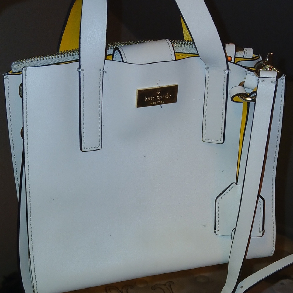 Kate Spade Anissa Putnam Drive White Tote Bag